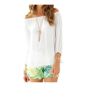 Lilly Pulitzer Enna off Shoulder Top XS